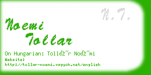 noemi tollar business card